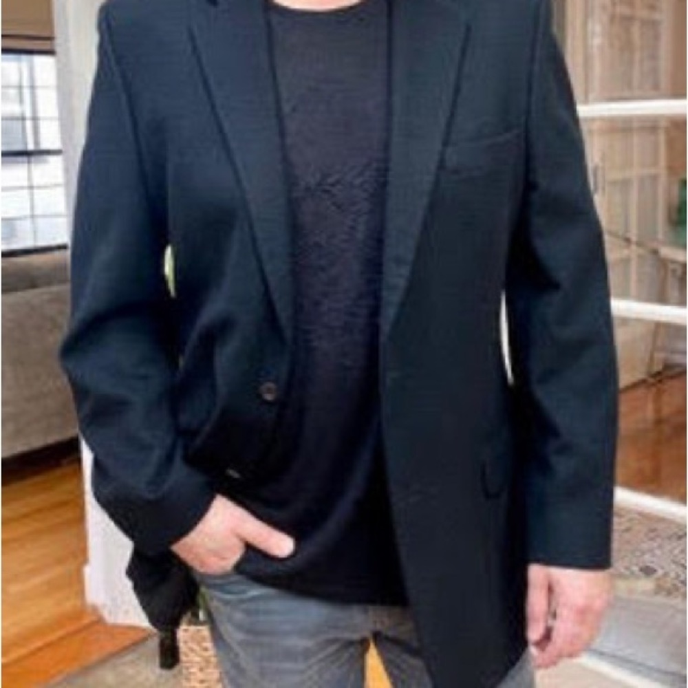 Pronto Uomo 100% Cashmere Black Blazer